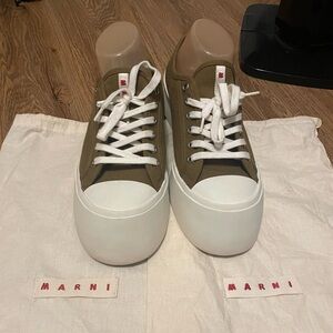 Marni Pablo Canvas Brown Sneakers U.S 8 | EU 41